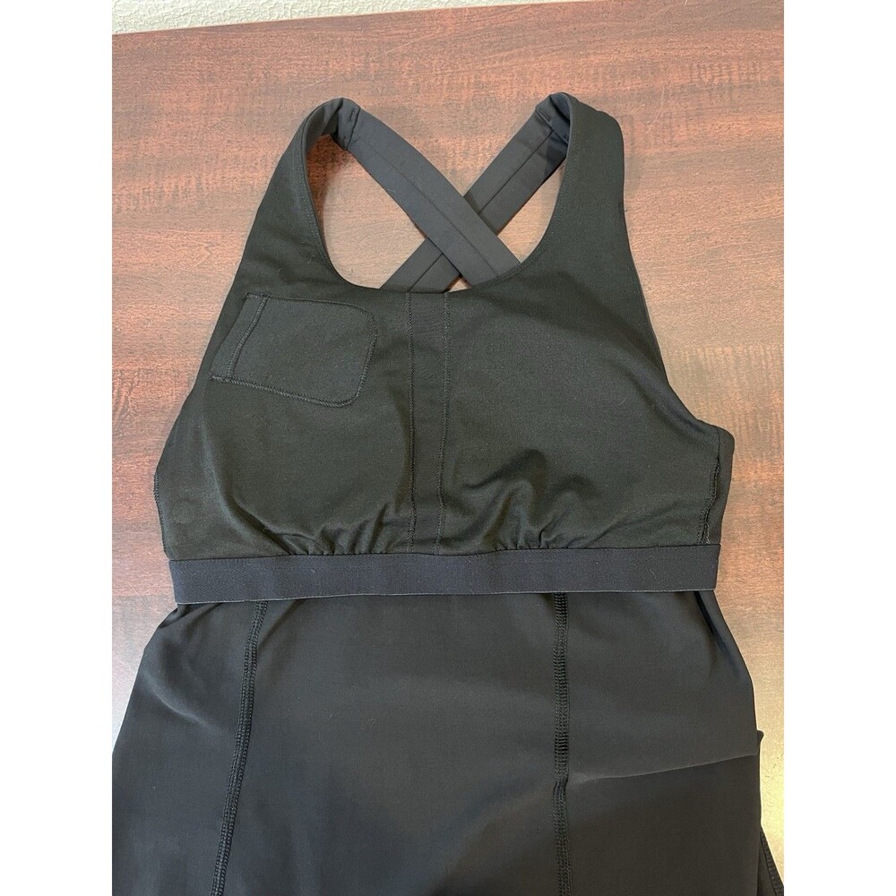 Lululemon Womens Hot Hitter Dress Black Size 6 Sport Tennis - Picture 5 of 7